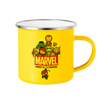 MARVEL, Yellow Enamel Metallic Cup 360ml