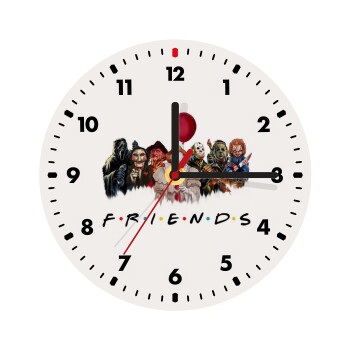 Halloween Friends, Wooden wall clock (20cm)