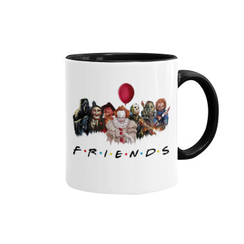 Halloween Friends, Mug colored black, ceramic, 330ml