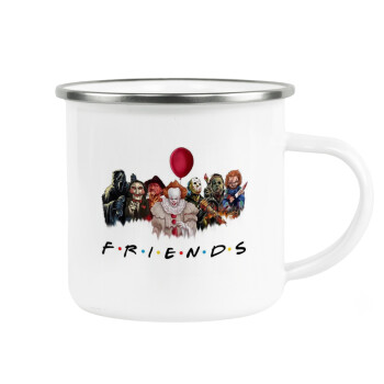 Halloween Friends, Metallic enamel cup white 360ml