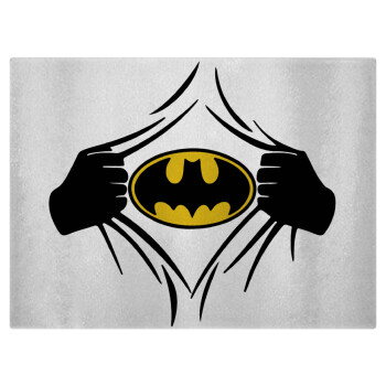 Hero batman, Επιφάνεια κοπής γυάλινη (38x28cm)