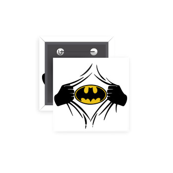 Hero batman, Κονκάρδα παραμάνα τετράγωνη 5x5cm