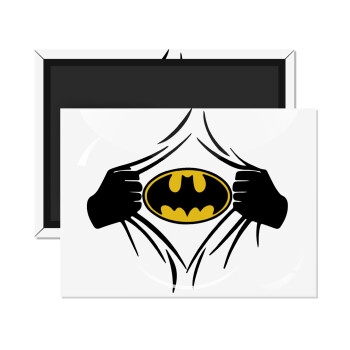Hero batman, Ορθογώνιο μαγνητάκι ψυγείου διάστασης 9x6cm