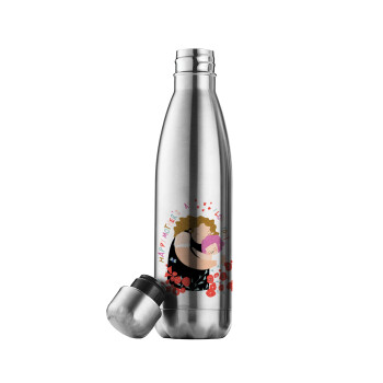 Cute mother, Happy mothers day, Μεταλλικό παγούρι θερμός Inox (Stainless steel), διπλού τοιχώματος, 500ml