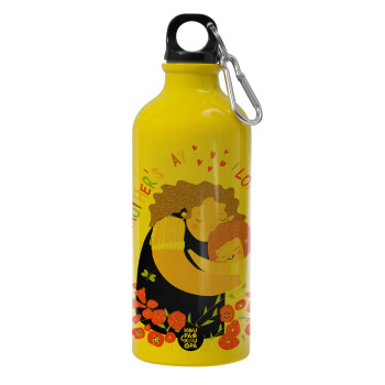 Cute mother, Happy mothers day, Water bottle 600ml