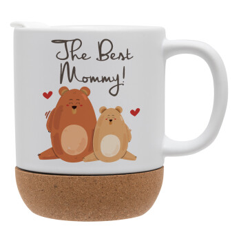 Mothers Day, bears, Ceramic coffee mug Cork (MAT), 330ml (1pcs)