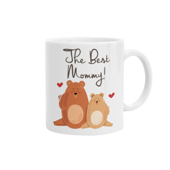 Mothers Day, bears, Ceramic coffee mug, 330ml (1pcs)