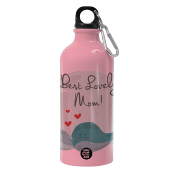 Mothers Day, whales, Water bottle 600ml