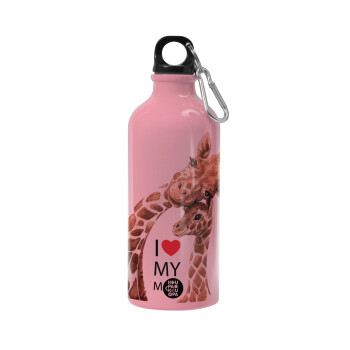 Mothers Day, Cute giraffe, Water bottle 600ml