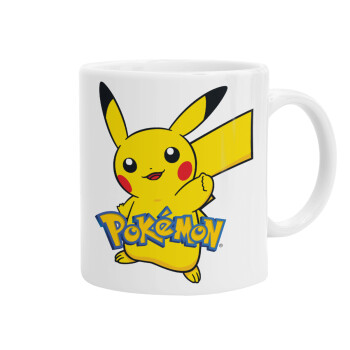 Pokemon pikachu, Ceramic coffee mug, 330ml (1pcs)