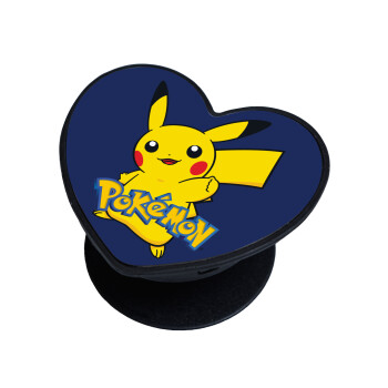 Pokemon pikachu, Phone Holders Stand  καρδιά Μαύρο Βάση Στήριξης Κινητού στο Χέρι