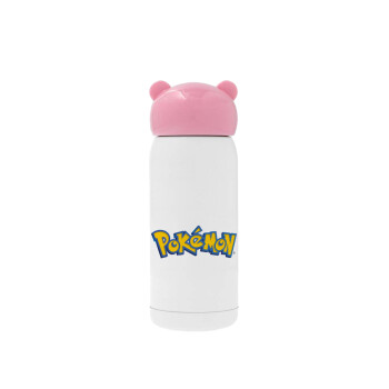 Pokemon, Pink stainless steel thermal flask, 320ml