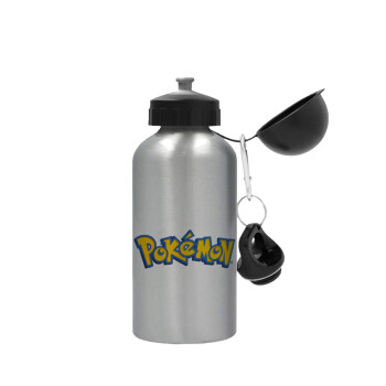 Pokemon, Metallic water jug, Silver, aluminum 500ml