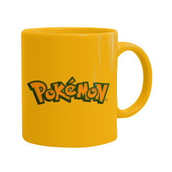 Pokemon, Ceramic coffee mug yellow, 330ml (1pcs)