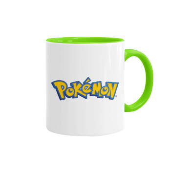 Pokemon, Mug colored light green, ceramic, 330ml