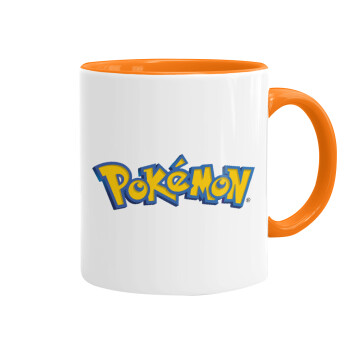 Pokemon, Mug colored orange, ceramic, 330ml