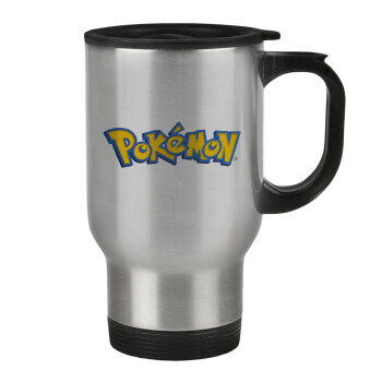 Pokemon, Stainless steel travel mug with lid, double wall 450ml