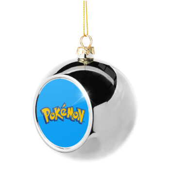 Pokemon, Silver 8cm Christmas tree ball ornament