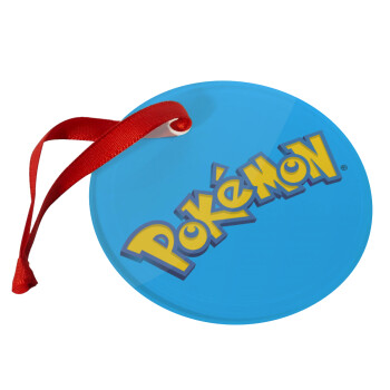 Pokemon, Christmas ornament glass 9cm