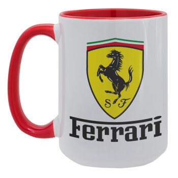 Ferrari S.p.A., Κούπα Mega 15oz, κεραμική Κόκκινη, 450ml