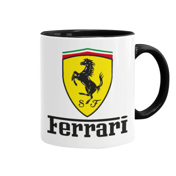 Ferrari S.p.A., Mug colored black, ceramic, 330ml