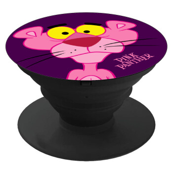 Pink Panther cartoon, Phone Holders Stand  Black Hand-held Mobile Phone Holder