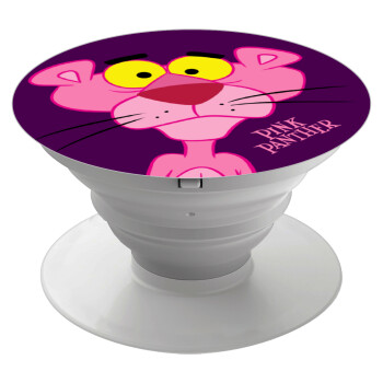 Pink Panther cartoon, Phone Holders Stand  White Hand-held Mobile Phone Holder