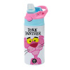 Children's hot water bottle, stainless steel, with safety straw, Pink/BlueCiel (360ml) BPA FREE