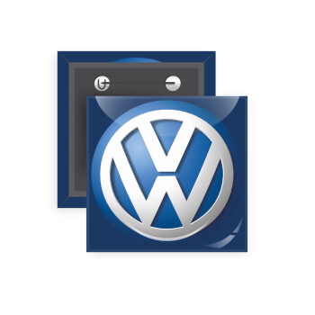 VW Volkswagen, Κονκάρδα παραμάνα τετράγωνη 5x5cm
