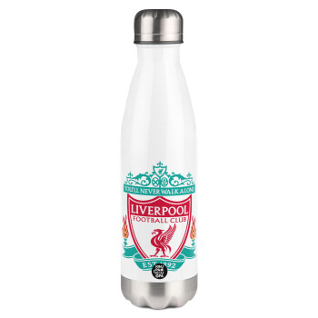 Liverpool, Metal mug thermos White (Stainless steel), double wall, 500ml