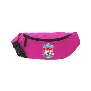 Liverpool, Unisex waist bag (banana) in PINK color with 2 pockets