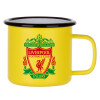 Metallic enamel MATT Yellow cup 360ml