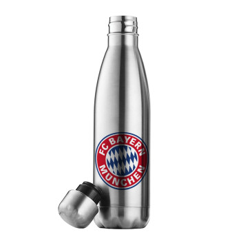 FC Bayern Munich, Μεταλλικό παγούρι θερμός Inox (Stainless steel), διπλού τοιχώματος, 500ml