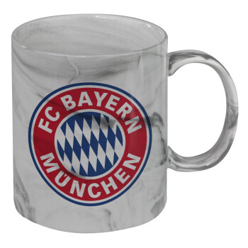 FC Bayern Munich, Mug ceramic marble style, 330ml