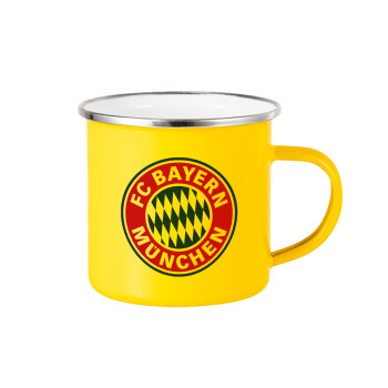 FC Bayern Munich, Yellow Enamel Metallic Cup 360ml