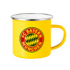 Yellow Enamel Metallic Cup 360ml