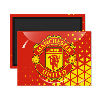 Manchester United F.C., Ορθογώνιο μαγνητάκι ψυγείου διάστασης 9x6cm