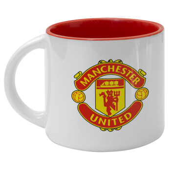 Manchester United F.C., Κούπα κεραμική 400ml Λευκή/Κόκκινη