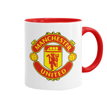 Manchester United F.C., Mug colored red, ceramic, 330ml