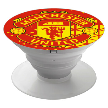 Manchester United F.C., Phone Holders Stand  White Hand-held Mobile Phone Holder