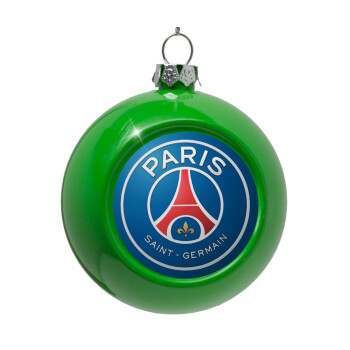 Paris Saint-Germain F.C., Green Christmas tree ornament bauble 8cm