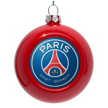 Paris Saint-Germain F.C., Red Christmas tree ornament bauble 8cm