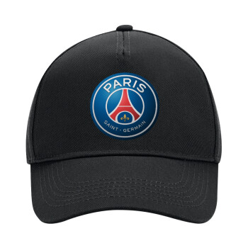 Paris Saint-Germain F.C., Καπέλο Ενηλίκων Ultimate ΜΑΥΡΟ, (100% ΒΑΜΒΑΚΕΡΟ DRILL, ΕΝΗΛΙΚΩΝ, UNISEX, ONE SIZE)