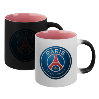 Paris Saint-Germain F.C., Κούπα Μαγική εσωτερικό ΡΟΖ, κεραμική 330ml που αλλάζει χρώμα με το ζεστό ρόφημα