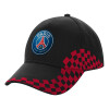 Adult Cap RACING Ultimate Black/Red, (100% COTTON DRILL, ADULT, UNISEX, ONE SIZE)