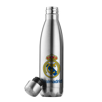 Real Madrid CF, Inox (Stainless steel) double-walled metal mug, 500ml