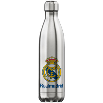 Real Madrid CF, Inox (Stainless steel) hot metal mug, double wall, 750ml