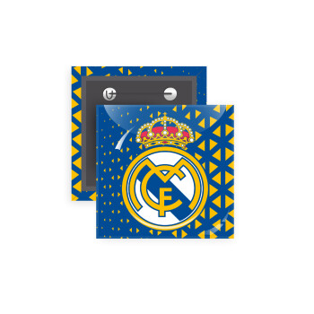 Real Madrid CF, Κονκάρδα παραμάνα τετράγωνη 5x5cm