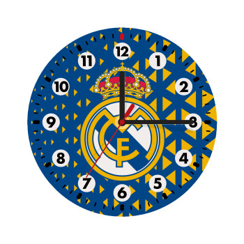 Real Madrid CF, Wooden wall clock (20cm)