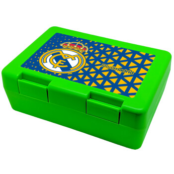Real Madrid CF, Children's cookie container GREEN 185x128x65mm (BPA free plastic)